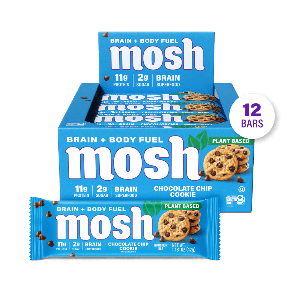 Mosh Chocolate Chip Cookie Protein Bars MOSH 