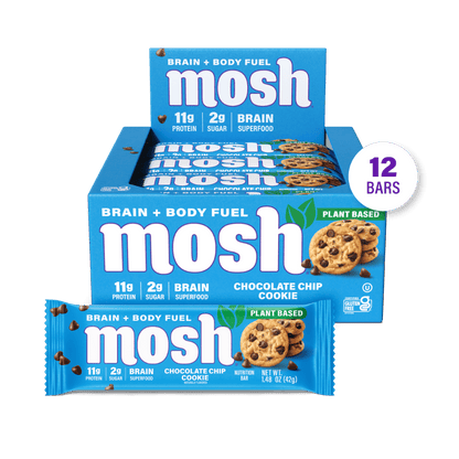 Mosh Chocolate Chip Cookie Protein Bars MOSH 