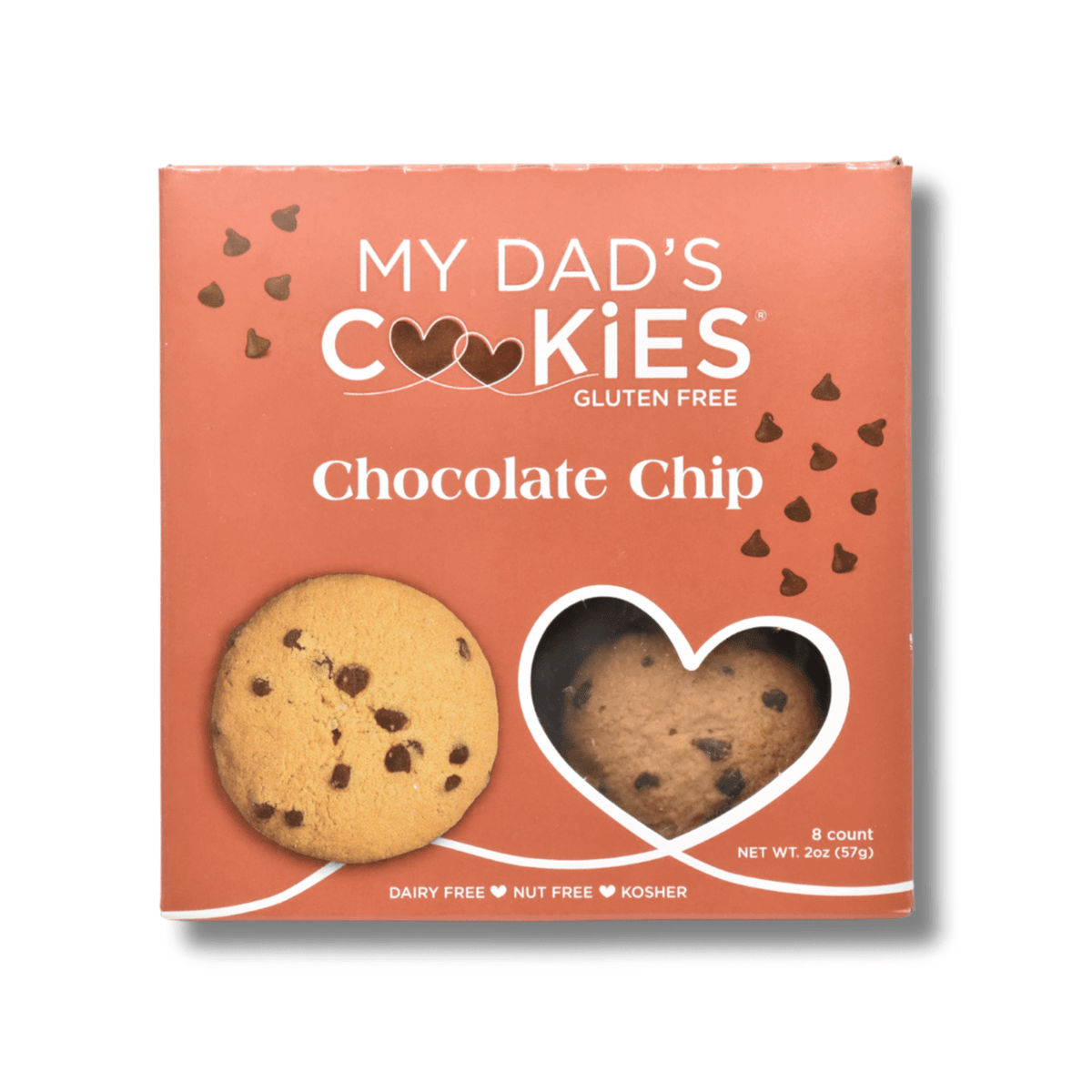 Three 2oz boxes of My Dad's Cookies Chocolate Lover's Assortment featuring rich, bite-sized chocolate cookies in colorful packaging.