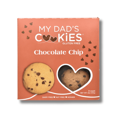 Three 2oz boxes of My Dad's Cookies Chocolate Lover's Assortment featuring rich, bite-sized chocolate cookies in colorful packaging.