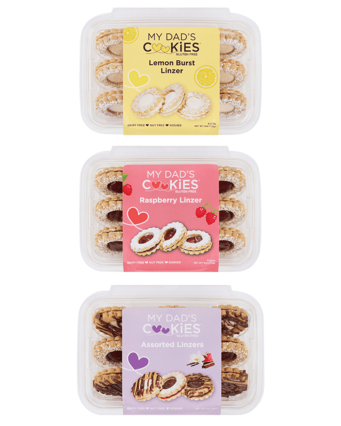 My Dad's Cookies 6oz Linzer Assortment - 3 Count