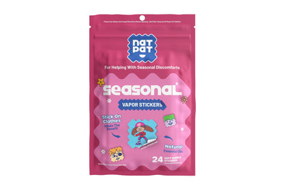 NATPAT Allergy Relief Stickers shown on skin, providing fast, targeted, and hassle-free allergy symptom relief.