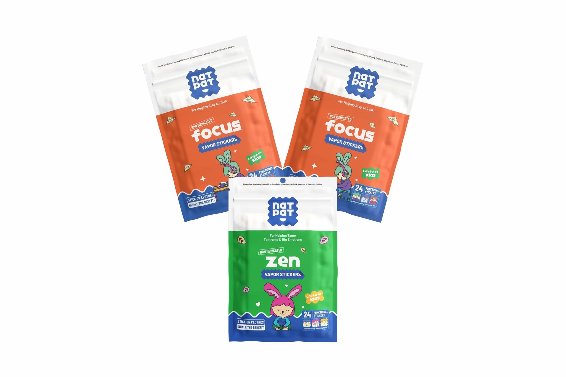 NATPAT Brain Boosting Bundle with supplements, capsules, and bottles for mental clarity and cognitive support.