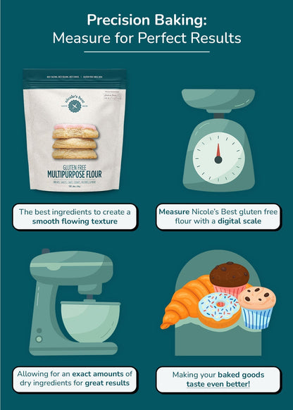 Nicole's Best Gluten Free Multipurpose Flour (2.5 LB) Multipurpose gluten free flour Nicole's Best 