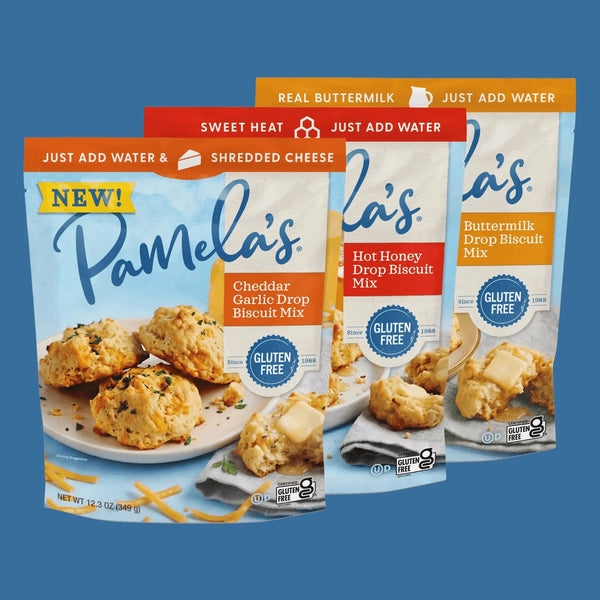Pamela's Drop Biscuit Mix Variety Bundle
