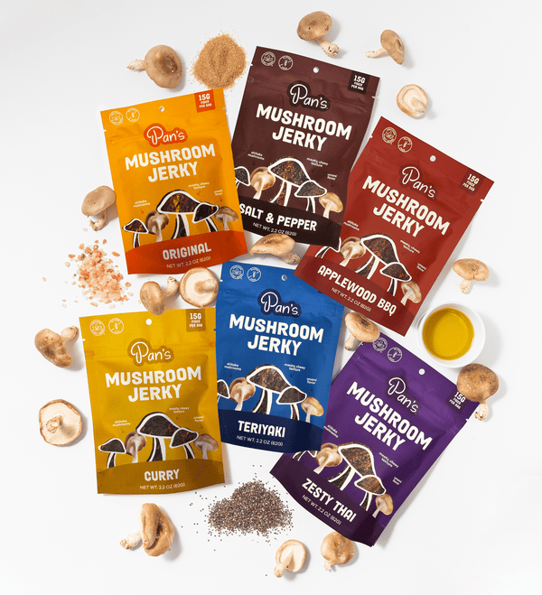 Pan's Mushroom Jerky - The Ultimate Flavor Pack Pan's Mushroom Jerky 