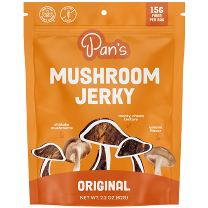 Pan's Original Mushroom Jerky Five Pack Pan's Mushroom Jerky 