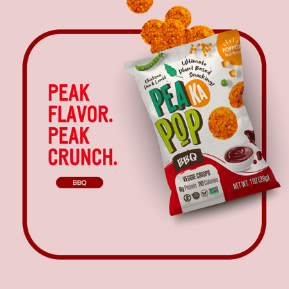 PeaKaPop BBQ Veggie Crisps PeaKaPop 