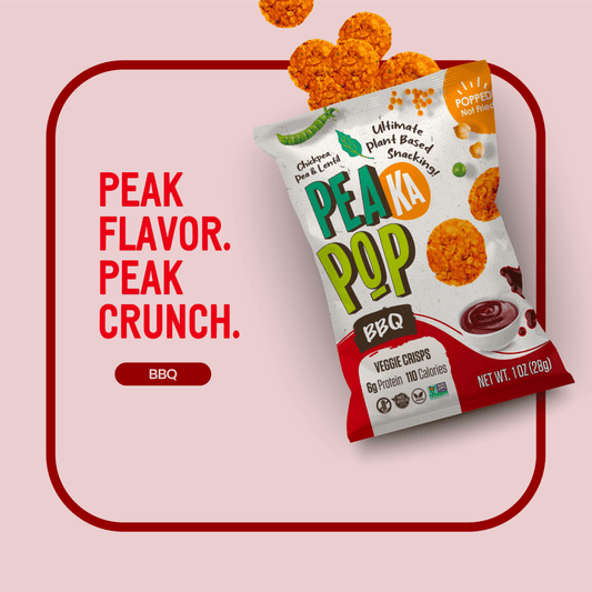 PeaKaPop BBQ Veggie Crisps PeaKaPop 