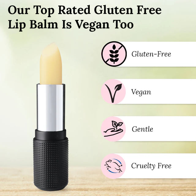 Red Apple Rallye Balm by Red Apple Lipstick, vegan lip balm in vibrant red packaging, displayed on a white background.