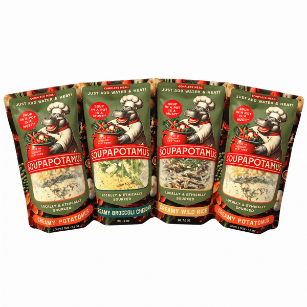 Soupapotamus Creamy Soup Favorites Bundle | 4 Pack.
