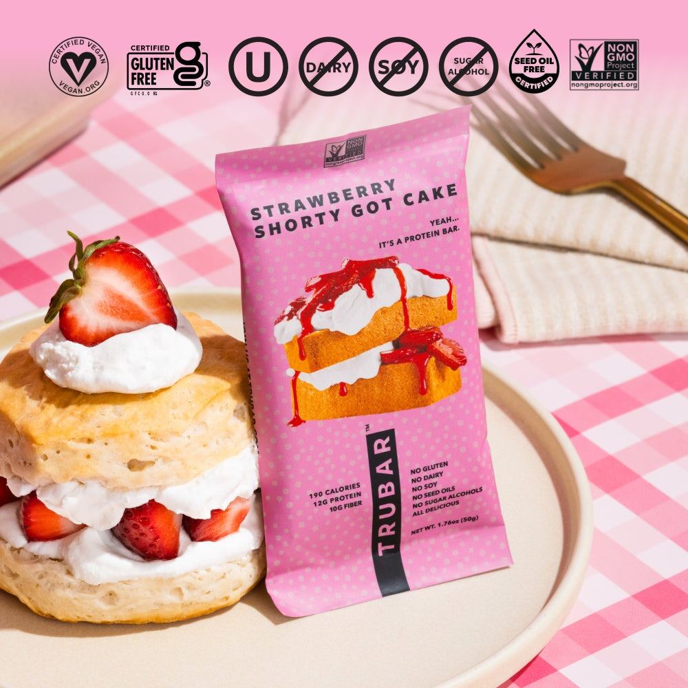 Strawberry Shorty Got Cake Protein Bars TRUBRANDS 