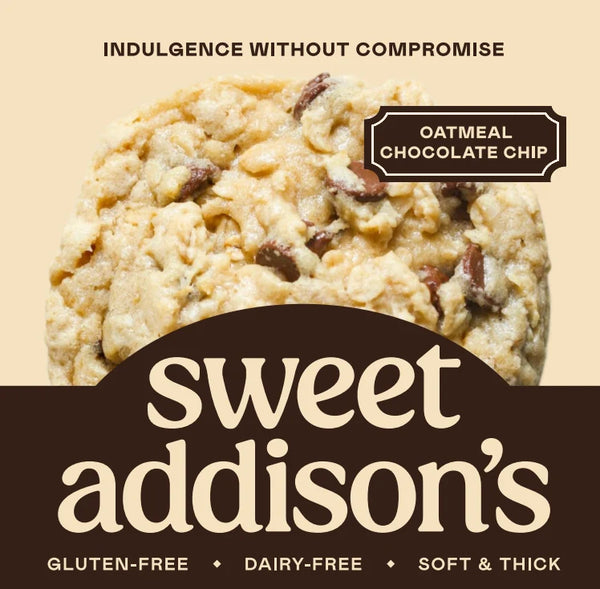 Sweet Addison's Oatmeal Chocolate Chip Cookies | 4, 6 or 12 Packs