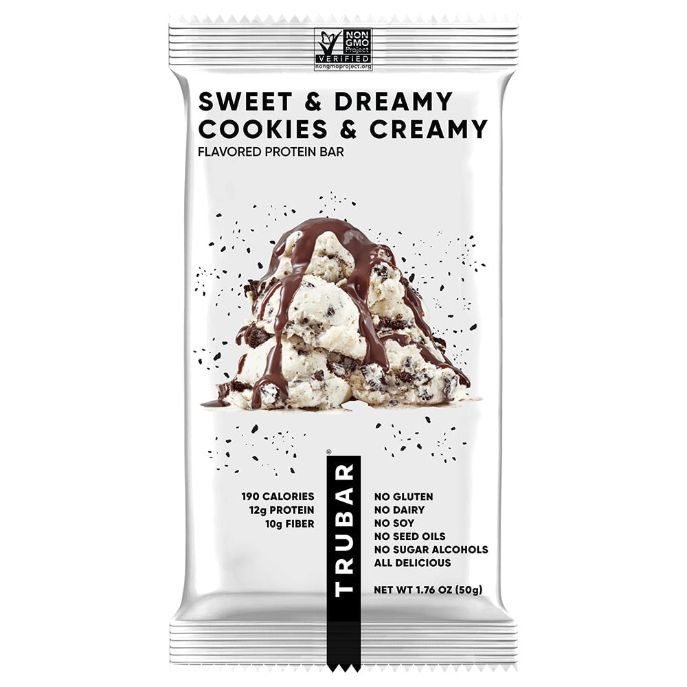 Sweet & Dreamy, Cookies & Creamy Protein Bars TRUBRANDS 