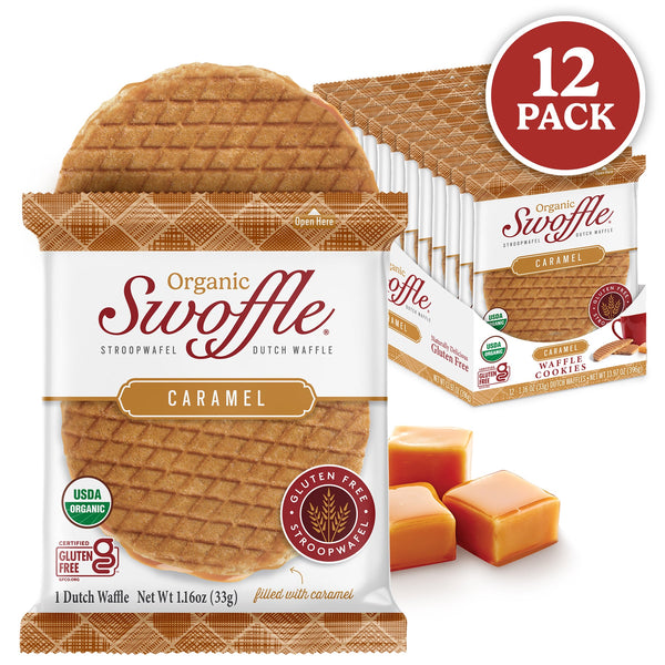 Swoffle Organic Caramel 12 Pack