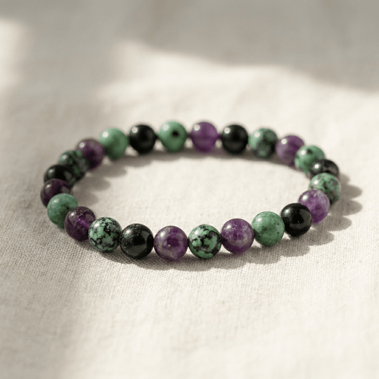 Love Me Gluten Free Transformation Bracelet featuring colorful, handcrafted beaded design on a stretch elastic band.