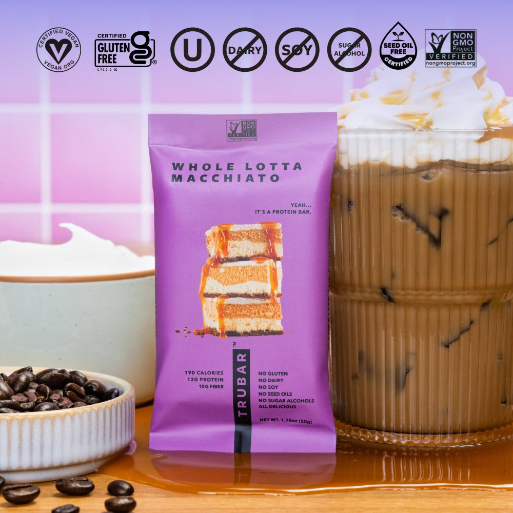 Whole Lotta Macchiato Protein Bars TRUBRANDS 
