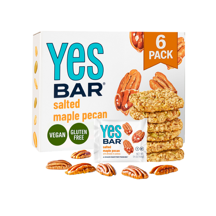 YES BAR Salted Maple Pecan (6 pack)
