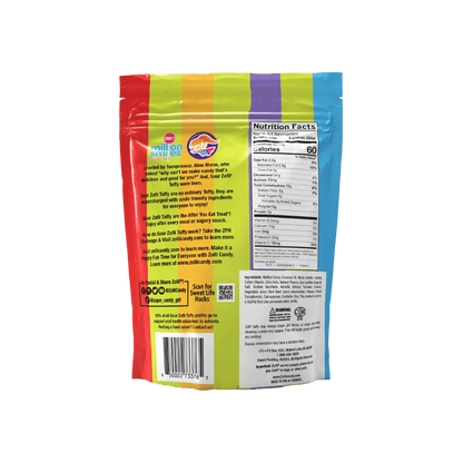 Zolli Candy Zaffi Taffy Bundle - Sugar-Free Candy Tooth-Friendly Taffy Assortment, 3 Bags Candy Zollicandy 