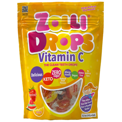 Zollicandy Zollipops Sugar Free Winter Wellness Treat Bundle with Vitamin C and Elderberry, featuring colorful candy lollipops.