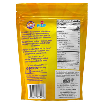 Zollipops Sugar-Free Winter Wellness Treat Bundle by Zollicandy featuring Vitamin C and Elderberry candies in colorful packaging